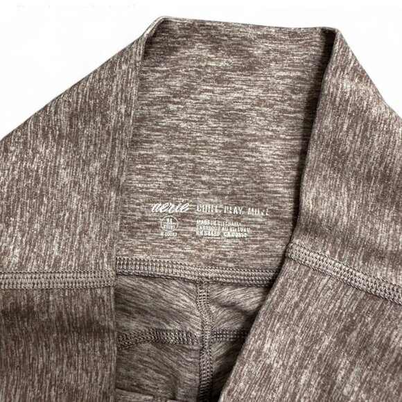 Offline by Aerie Pebble Heather Brown Hi-Rise Leggings Size M - Short - Picture 2 of 3